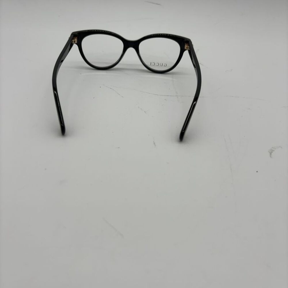 Gucci GG0373O 006 Polished Black Round Full Rim 47-15-140 - Picture 2 of 5